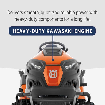 Husqvarna TS 242XD 42" Lawn Tractor – 21.5 HP Kawasaki, Diff Lock