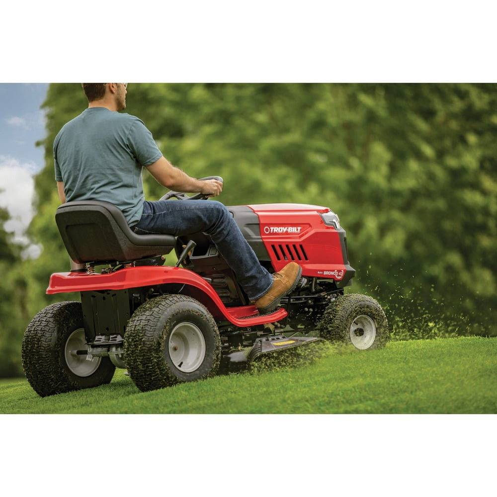 Troy-Bilt Bronco 42 42" Riding Mower – 547cc, AutoDrive
