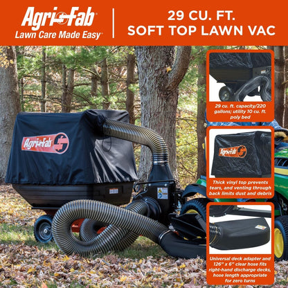 Tow-Behind 50 cu. ft. Lawn and Leaf Vacuum with 5 HP Briggs Engine and 8-Inch Inlet Hose