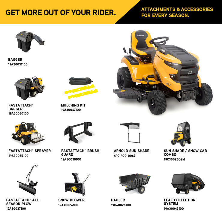 Cub Cadet XT1 LT46 46" Lawn Tractor – 22 HP Kohler