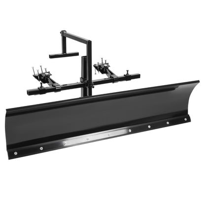 60-Inch Heavy-Duty Front Snow Plow Blade with Hydraulic Angle, Hydraulic Lift and Spring-Trip Return
